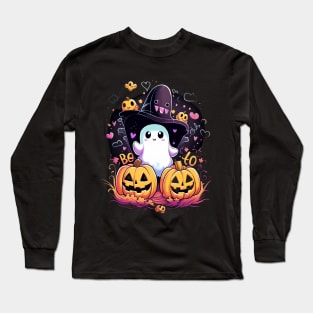 pumpkin boo Long Sleeve T-Shirt